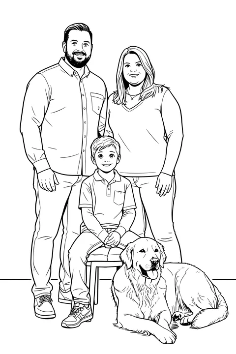 The sample photo drawn in the Anime style